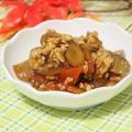 ぽっぽぺぺ's cooksnap of when they made 鶏ごぼうのピリ辛炒め煮.