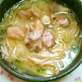けいいいいい's cooksnap of when they made 簡単適当！鶏塩ネギにゅうめん（そうめん）.