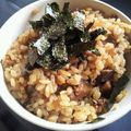 ＊豊か＊'s cooksnap of when they made お手軽☆さんま蒲焼き缶で炊き込みご飯.