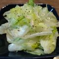 ばたみそーぱん☆'s cooksnap of when they made レッツ3分クッキング♡レタスのおひたし♡.