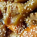 ジークk's cooksnap of when they made ごぼうと鶏もも肉の煮物ごまたっぷり！.