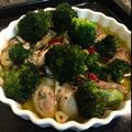 さとちょ52's cooksnap of when they made 牡蠣とブロッコリーのアヒージョ.