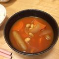 うたうことり's cooksnap of when they made 濃厚トマトジュースで野菜スープ.