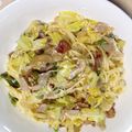 おはあおとうこ's cooksnap of when they made バラ肉とキャベツの和風パスタ.