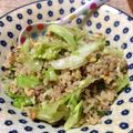 YUKIKI☆'s cooksnap of when they made 本格派？納豆レタス炒飯.
