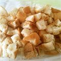 ＊灰仔＊'s cooksnap of when they made レンジでお手軽♬♫♬クルトンを作ろう～✾.
