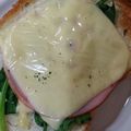 なべ・きえ's cooksnap of when they made ハムとほうれん草のチーズトースト.