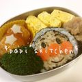 papikun's cooksnap of when they made おにぎりで簡単キャラ弁～アンパンマン編～.