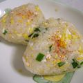 komomoもも's cooksnap of when they made ピリ辛マヨたまおにぎり。.