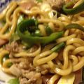 akochan910's cooksnap of when they made ★　汁の多い焼きうどん　★.