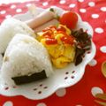 tommy 0304's cooksnap of when they made かいわれハム☆お弁当.