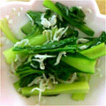 ちょろこぱん's cooksnap of when they made 簡単！小松菜のじゃこ炒め.