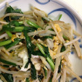 ゆーとんマンマ's cooksnap of when they made もやしとにらの卵とじ.