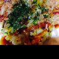 tomomon5's cooksnap of when they made お好み焼きうどん.
