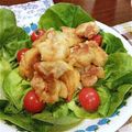 しゅがーみゅ's cooksnap of when they made 揚げない唐揚げ（中華味）　お弁当のおかず.