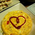 さらだaaa's cooksnap of when they made マロニー・スペイン風オムレツ.
