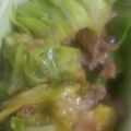kurocookie's cooksnap of when they made キャベツとお肉のうま煮.