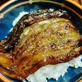 まさかずんた's cooksnap of when they made 鰻に見えたら成功？なすの蒲焼き丼.