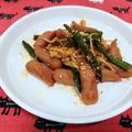 カリーナ's cooksnap of when they made えのきとウインナーのケチャップ炒め.
