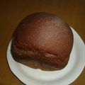 ちっはりん's cooksnap of when they made ふわふわ♡ココア黒糖全粒粉食パン（HB）.
