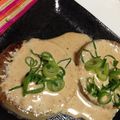 kanachiiin's cooksnap of when they made 大根ステーキ　～みそマヨソース添え～.