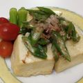orangery's cooksnap of when they made 豆腐ステーキ☆オクラおかかソース.