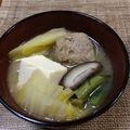 YUKIKI☆'s cooksnap of when they made つみれ鍋風味噌汁.