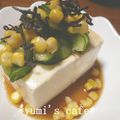 ゆみ‘ｓカフェ's cooksnap of when they made きゅうりいっぱいゴマ油醤油冷奴♥.