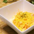 yukanosuke's cooksnap of when they made ＊にんじんとゆで卵のサラダ＊.