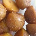 にこまか's cooksnap of when they made 里芋の甘辛ごまがらめ♪.