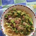 あんことまるのすけ's cooksnap of when they made アボカドベーコンの簡単クリームパスタ.
