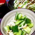 らいそ☆'s cooksnap of when they made 鶏皮キュウリ.