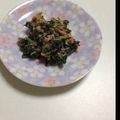 ちこぬ's cooksnap of when they made 大根の葉のツナ味噌炒め.