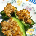 目指せ美白's cooksnap of when they made のせるだけ～♪ピーマンのツナマヨ焼き.