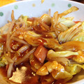 ayaka719's cooksnap of when they made 卵と野菜炒めの甘酢あんかけ.