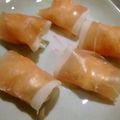 わたるんママ's cooksnap of when they made 酒のさかな♪生ハム&クリームチーズ巻き.