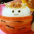 らぶみるきー's cooksnap of when they made 鬼の弁当ー節分キャラ弁ー.