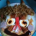 そばな's cooksnap of when they made 節分に♪とっても簡単！子ども喜ぶ鬼の顔☆.