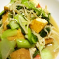 サトモユリア's cooksnap of when they made ちんげん菜と厚揚げの炒め物.