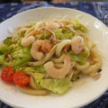 スタイリッシュママ's cooksnap of when they made スパムと白だしで「焼きうどん」♪.