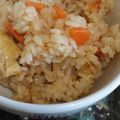 カォ´Å｀'s cooksnap of when they made 明太子のプチプチ炊き込みご飯.