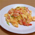 yukky0717's cooksnap of when they made エビと卵のチリマヨ炒め.