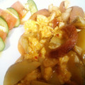 らいじまん's cooksnap of when they made 手作りソースで♡卵とポテトのマヨチリ炒め.