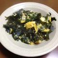 huto☆'s cooksnap of when they made ヘルシー！パパッと生わかめの卵とじ.