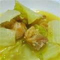 ゆうゆう７２７'s cooksnap of when they made 鶏もも肉と白菜の牛乳煮.