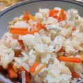 ほがら's cooksnap of when they made にんじんしらすご飯.