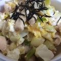 どもプリ's cooksnap of when they made ばぁちゃん直伝!!うちの豆腐炒り.