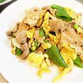 nori♡'s cooksnap of when they made スナップエンドウと豚肉☆にんにく炒め.