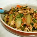 furugura's cooksnap of when they made セロリと豚挽き肉の炒め物.