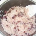 ニコニコマミー's cooksnap of when they made 炊飯器で炊く　前日仕込　ささげの赤飯.